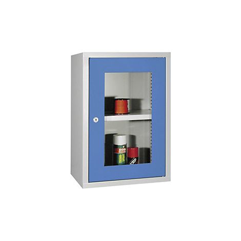 Armario colgante  altura 600 mm  con puerta/s con ventanilla 