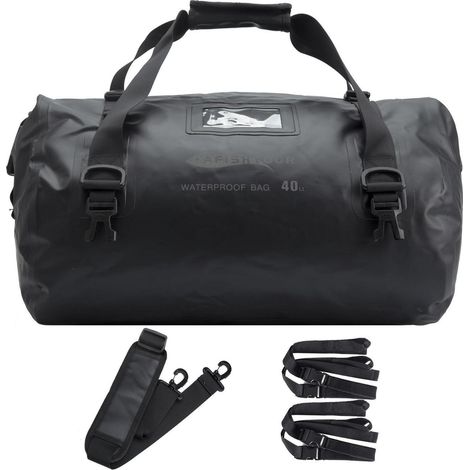 40L Wasserdichte Motorrad-Gepäcktasche mit Rolltop & Nassfach (1/5)