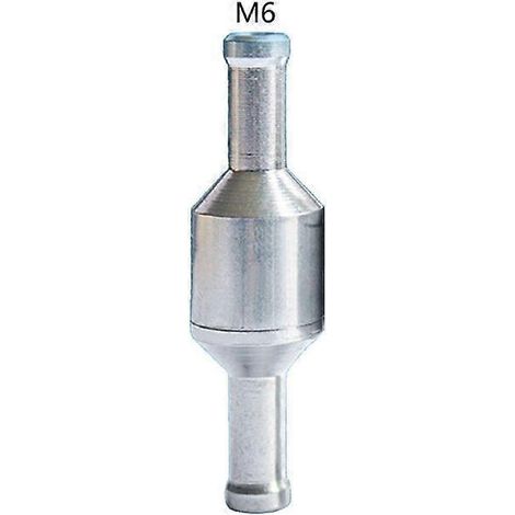Clapet anti-retour en ligne 6/8/10/12 mm pour carburant, diesel, essence, liquide, unidirectionnel, alliage d'aluminium - M6 (1/5)
