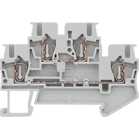 Siemens 8WH20200AF00 Doppelstockklemme Federzuganschluss Grau 50 St.