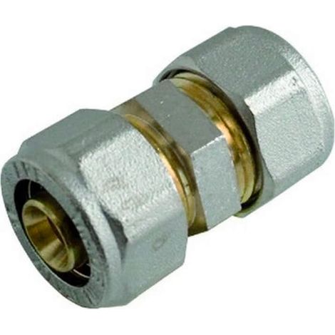 RACCORDO DIRITTO INTERMEDIO A STRINGERE A CORPO UNICO PER TUBO MULTISTRATO MODELLO 703F - Ø20 - APE