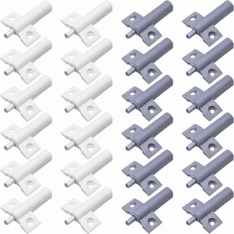 Cuisine Amortisseur Porte,24Pcs Amortisseur de Porte de Meuble Tampons de Porte Cuisine Amortisseur Plastique Porte Haute Recyclable Haute Résistance Réduisezle Bruit pour le Bureau Armoires, (1/5)