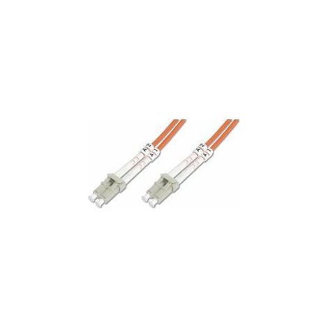 Digitus Kupferkabel Glasfaserverbindung Stecker LC-Multimode Stecker LC-Multimode Orange 3 m (1/2)
