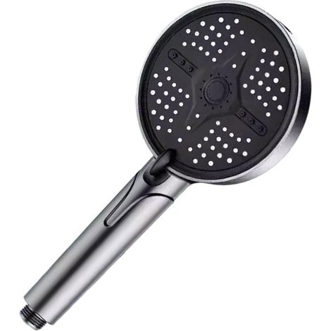 Pommeau de douche à pression avec 5 modes, accessoire de salle de bain pour bain, nettoyage, dortoir, maison, hôtel, adultes, et animaux domestiques (1/5)