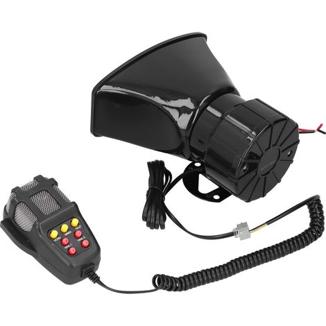 12V 100W 120dB Autohupe mit Mikrofon und 7 verschiedenen Tönen für LKW, Wohnmobil und PKW (1/5)