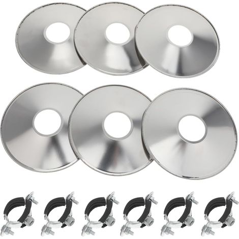 Couvercle de Tête D'arroseur en Acier Inoxydable Argenté Protection la Poussière et Entretien Facile pour Systèmes D'arrosage Domestiques et Hôteliers (1/5)
