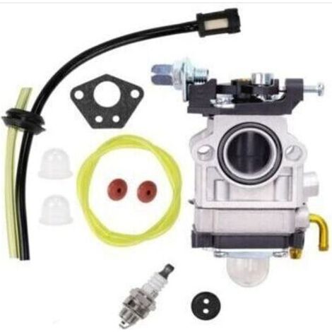 Carburador para cortacéspedes de 52 cc, 49 cc y 43 cc, incluye kit completo de accesorios, apto para diversos cortacéspedes, desbrozadoras y motosierras. (1/5)