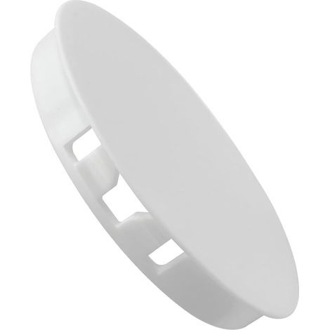 Ventilation Duct Cover 80mm White ASA Plastic Spring Mechanism UL 94 V-2 Standard Residential Industrial Ventilation (1/5)