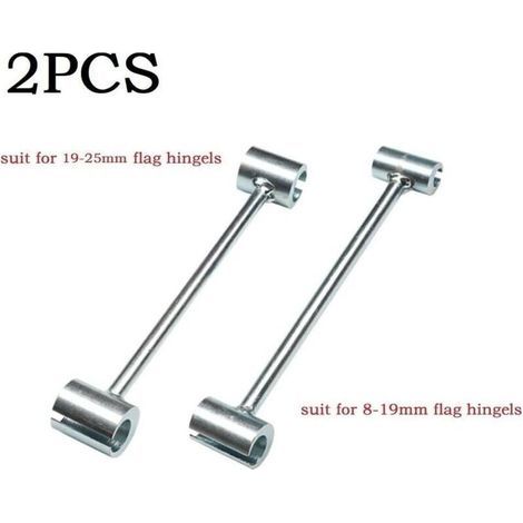Clé réglage charnières portes - Gamme 8-25mm - Outil ajustable pour menuiserie (1/5)