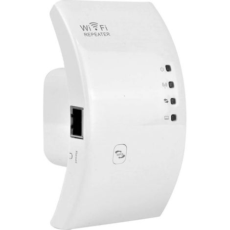 JSSEVN-Répéteur De Signal sans Fil N avec Réseau LAN Et WPS Amplificateur WiFi Extension (1/4)