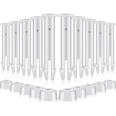 12 Pièces Goupilles en Plastique pour Round Metal Frame Pools Pièces de Rechange pour Joints de Piscine pour Joints de Piscine,Remplacement de pièces de Rechange Joint Pins(6cm/2.36in)