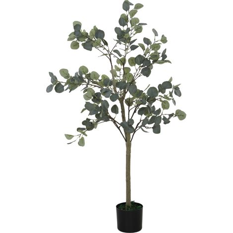 Eucalyptus artificiel 120cm 230 feuilles vert maceta intérieur