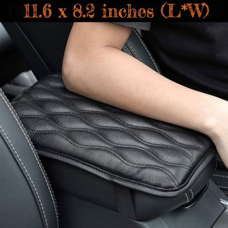 Coussin d'accoudoir de console centrale intérieure de voiture, 29,5 x 20,8 cm