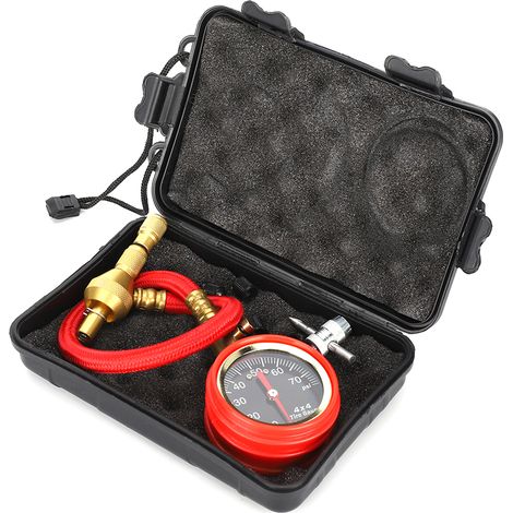Manomètre à aiguille 0-70 Psi pour pneus, testeur de pneus à cadran haute précision pour la modification automobile. (1/5)