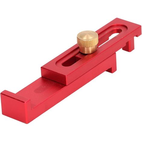 Depth Gauge Ruler, Sawtooth Ruler 5-40mm Depth Gauge and Mini Gap Gauge for Woodworking, Aluminum Alloy Depth Line Ruler and (T2)
