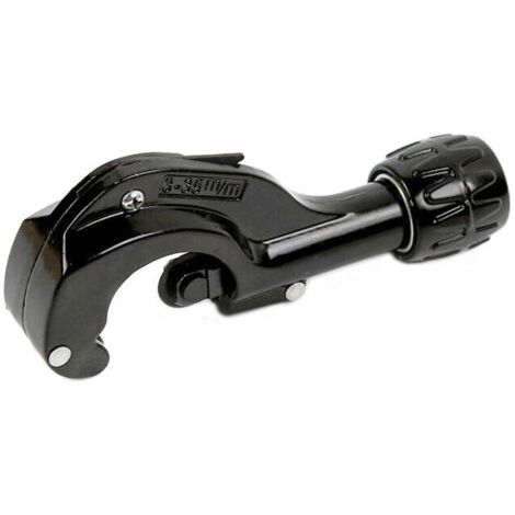 Coupe Tube Coupe-tuyau avce Lame D'ébavurage pour Ø 3-35 mm / 1/8" - 1 3/8" Tubes Tuyaux en Cuivre, Laiton, Métal Léger et Plastique dur en PVC