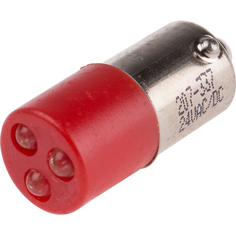 Voyant à LED Rouge, 24V c.a. / V c.c. ( Prix pour 1 )