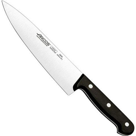Coltello da cuoco Arcos Mango Universal 280604 Nitrum Steel, con Mango Poliossimetilene e 20 cm di lama in valigetta.
