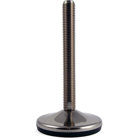 Pied réglable RS PRO Diam 100mm M16 x 150mm capacitéx 1500kg ( Prix pour 1 )