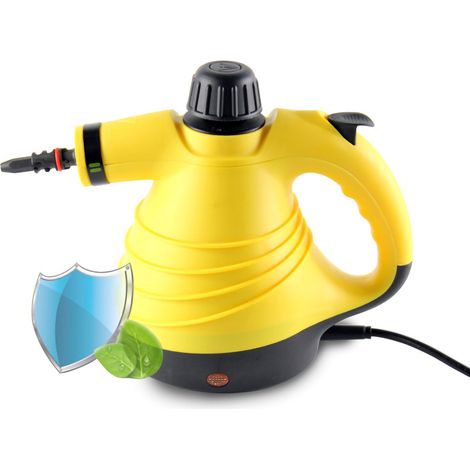 Nettoyeur vapeur haute température multifonctionnel portatif pour l'élimination des fumées d'huile, prise UE jaune (usage domestique général) (1/5)