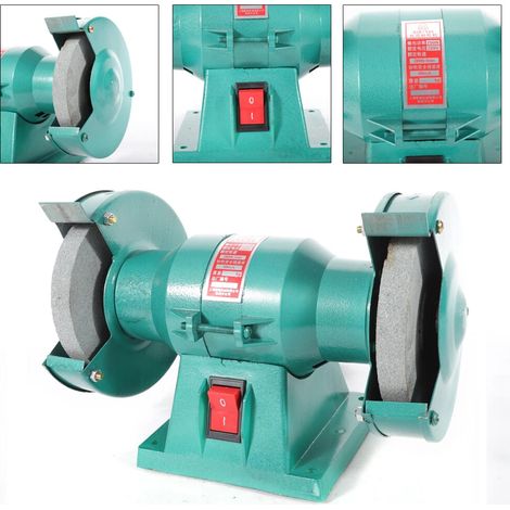 Mini Doppelschleifmaschine Doppelschleifer Schleifbock Schleifmaschine 250W 220V 2800rpm (1/5)