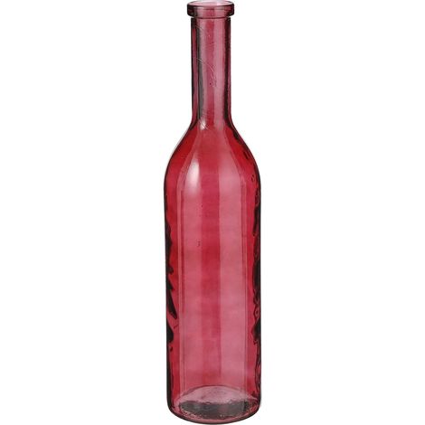 Mica Decorations Bouteille décorative Rouge foncé H75xl18xL18cm (1/4)