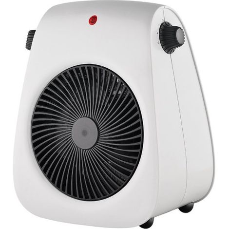 Calefactor serie Estilo 2000w Color blanco Termostato regulable y sistema antivuelco (1/5)