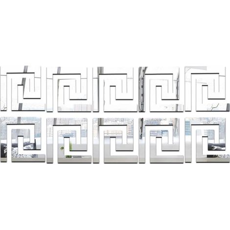 Selbstklebender Spiegel – 3D-Acryl-Wanddekoration – Für Decke oder glatte Wand – 1 Stück (1/5)