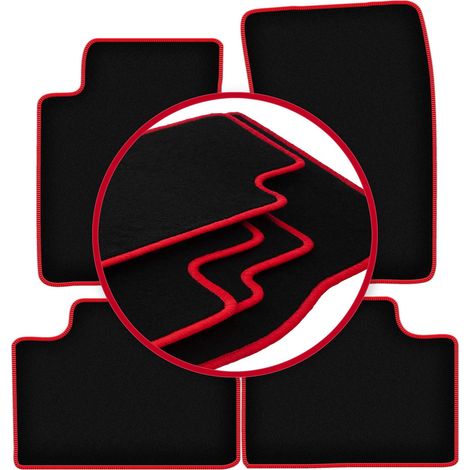 CARLUX-RED Autofußmatten für: SsangYong Kyron SUV (2005-2014) (1/5)