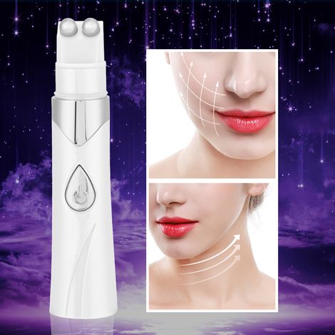 Soin des yeux anti-cernes et poches, appareil de massage électrique vibrant anti-rides, éliminateur de pattes d'oie, instrument de beauté pour contour des yeux (1/5)