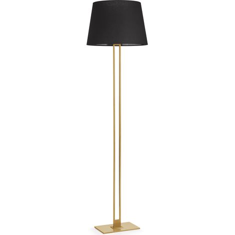 Pie de salón CLASSICAL E27 60W Oro Algodón negro
