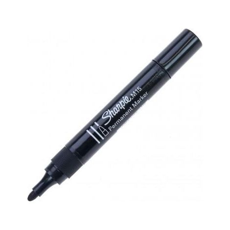 Rotulador permanente Sharpie M15 negro OK (12) 2117