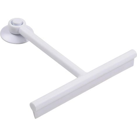 Raclette de fenêtre Extensible, raclette de Nettoyage de Verre à Prise Confortable, raclette de Douche en matériau PP/TPE avec Ventouse, raclette d'essuie-Glace en Silicone pour Porte de Douche en (1/5)
