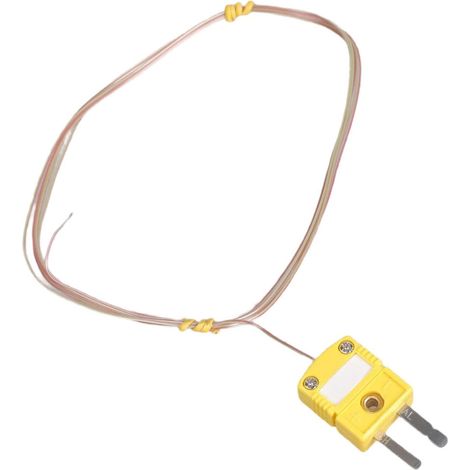 Fil thermocouple de type K avec isolation et bouchons pour une mesure précise de la température dans les applications industrielles (1/5)