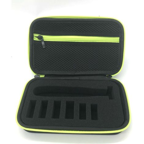 Étui pour Philips Philips OneBlade Pro Housse, EVA Coque Voyage Rigide avec éponge Sac de Rangement per One Blade(version maille noire) (1/5)