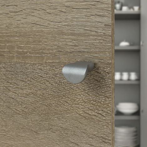 Ouvre&Déco - Bouton de meuble en nylon chromé mat ONYX
