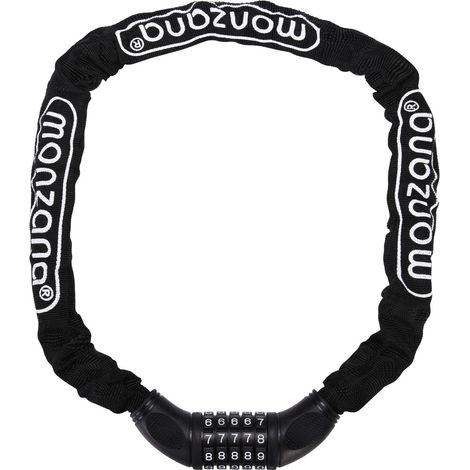 Bicycle Chain Lock, Black, 90cm, 5-Digit Combination (1/5)