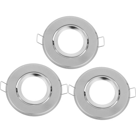 3 Pièces Support de Montage pour Spots Encastrés Mr16 Gu10 Cadre de Fixation Moderne, Installation Simple, Multi-bulbes, Design Compact (1/5)