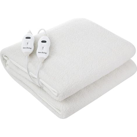 Scaldaletto Letto Doppio Lana Sintetica 2x60 Watt 160 x 150 cm (1/2)
