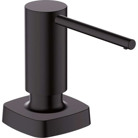 Hansgrohe - Dispensador de detergente A71, 500 ml, negro mate 40468670