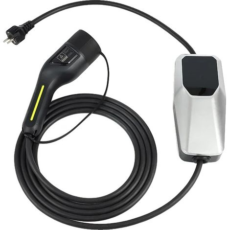 Chargeur de VE, compatibilité Type 1 et Type 2, options de courant réglables, 3.5kw 16A 1phase Type2 (1/2)