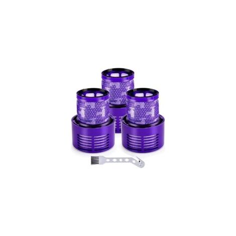 Lot de 3 filtres V10 pour aspirateurs Dyson V10 Animal, V10 Absolute, V10 Total Clean, V10 Cyclone et SV12. Filtres de rechange lavables. (1/3)