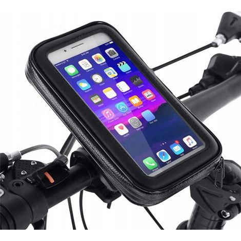 Soporte impermeable para teléfono de 5,4" con rotación de 360°. (1/5)