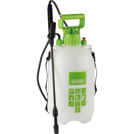 Draper 6.25L Lightweight Handheld Pressure Sprayer for Garden and Household Use (Model 82468)