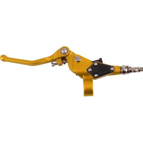 Tige de réservoir de liquide de maître-cylindre de levier d'embrayage hydraulique doré 1200 mm pour motos 125cc-250cc (1/4)