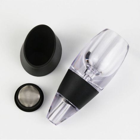 Aerateur vin, Magic Decanter Decanteur à Vin Aérateur de Vin Carafe Vin avec Vin Filtre, Boîte de Cadeau