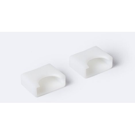 Tapón Final Tira LED 24V WALL WASHER 30º Ancho 15mm IP65 14 mm