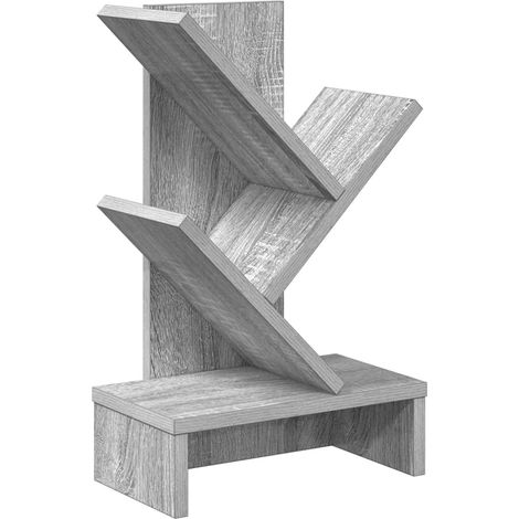 Maison Exclusive - Baumbücherregal 3-stöckig 30 x 18 x 48 cm Holz (1/5)
