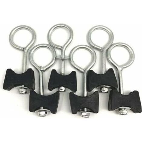 Accessoires de trampoline,Vis de trampoline,Vis pour fixer le trampoline,1 paquet/6 pièces,Convient au grand trampoline et au petit trampoline,2 paquets (1/4)