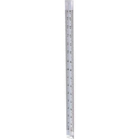 Règle triangulaire transparente de 15 cm, outil mesure pour le (1/5)